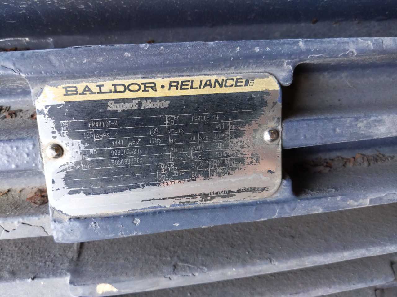 Baldor Electric 125HP Motor - ELECTRIC MOTORS