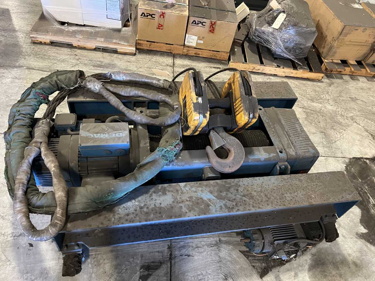 Demag 15 Ton Drive Hoist TYP: FG08 OEL: 1,5L Beauform; U1-H0-F0/9,87 FABR - NR: 41361432 - LIFTING EQUIPMENT