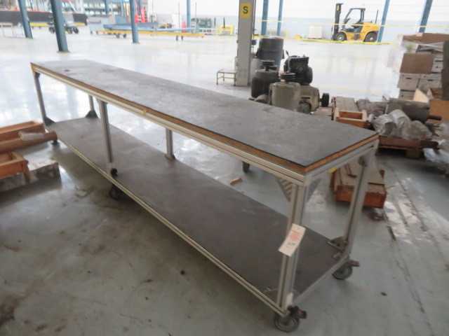 Aluminum Table on wheels - MISCELLANEOUS
