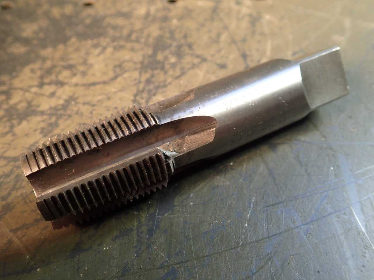 Regal 3/4" NPTF NPT Fuel CARBIDE Fluted Hand Thread Threading Tap 5-Flute USA - END MILLS