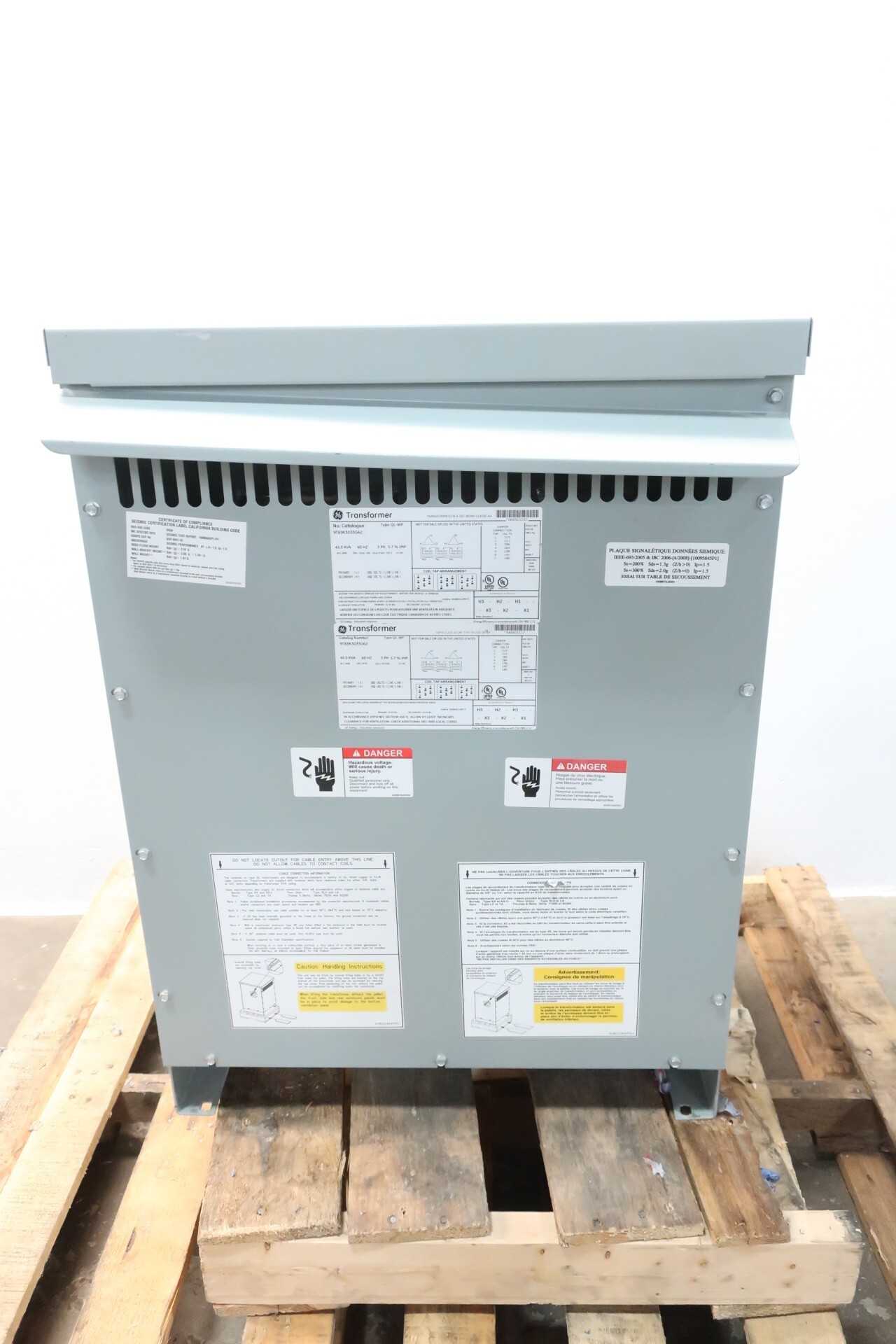 GENERAL ELECTRIC GE VOLTAGE TRANSFORMER - CONTROL TRANSFORMERS