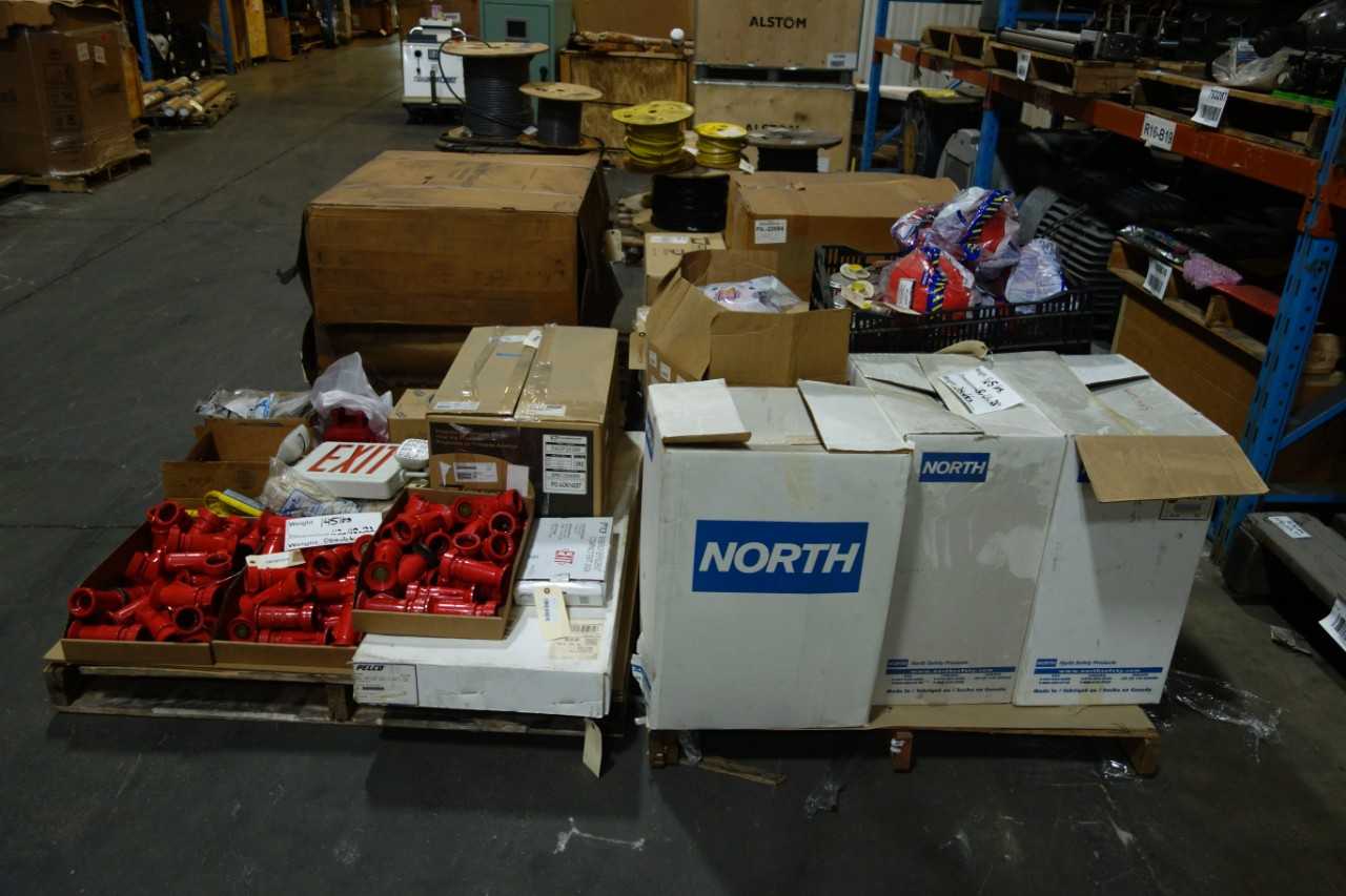 4 PALLETS OF SAFETY EQUIPMENT  PPE - SAFETY EQUIPMENT