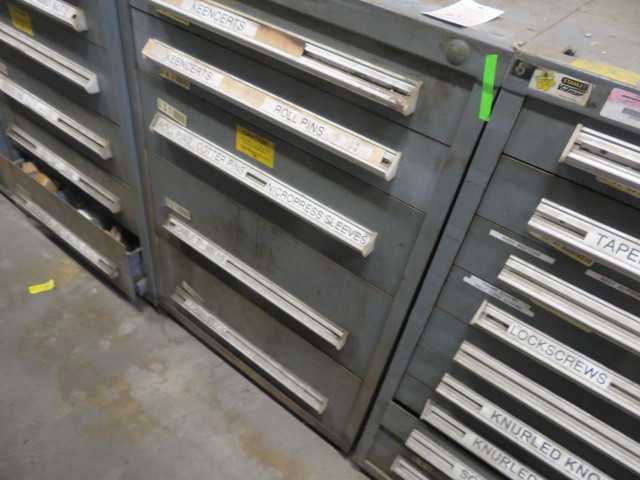 5 Drawer Vidmar Cabinet with Contents - MISCELLANEOUS
