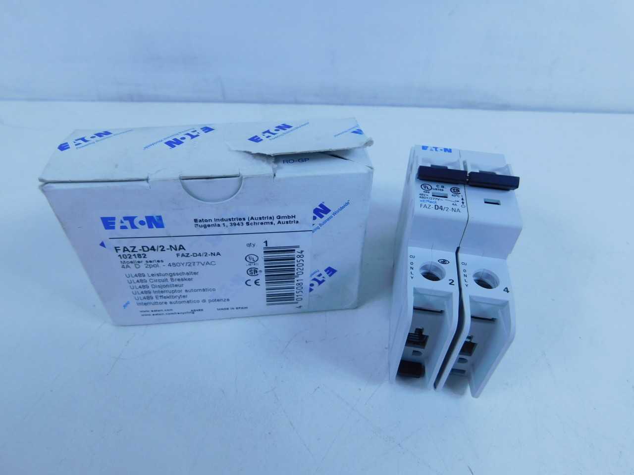 Quantity of 8x Assorted MCB/Industrial Breakers - CIRCUIT BREAKERS