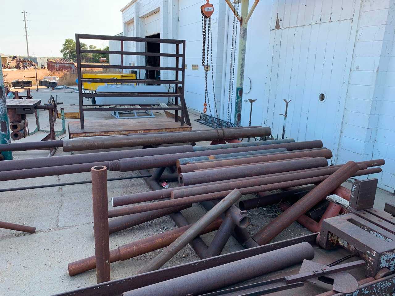 Overhead Beam with Chain Hoist & Raw Material - PLANT & FACILITY