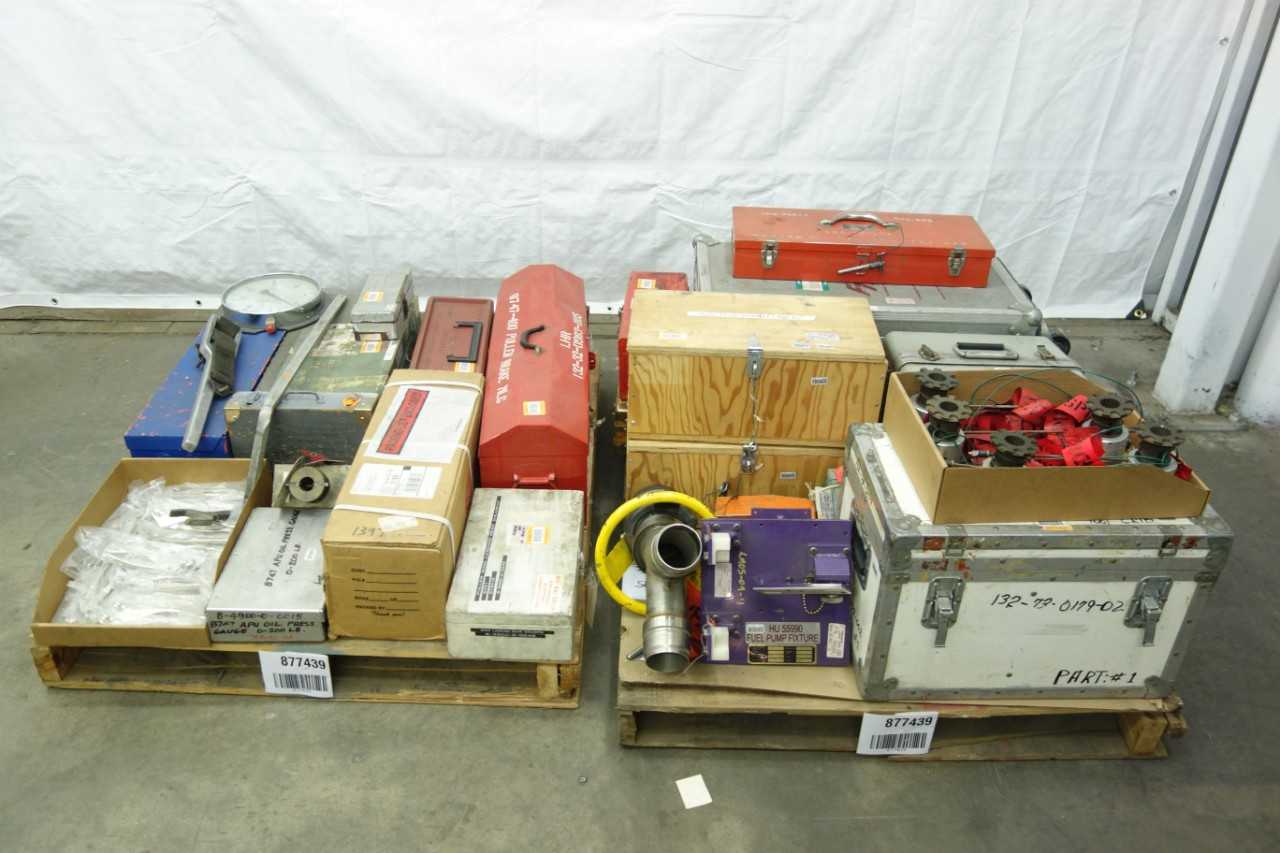 2 PALLETS OF ASSORTED AVIATION TOOLS AND SAFETY EQUIPMENT - SAFETY EQUIPMENT
