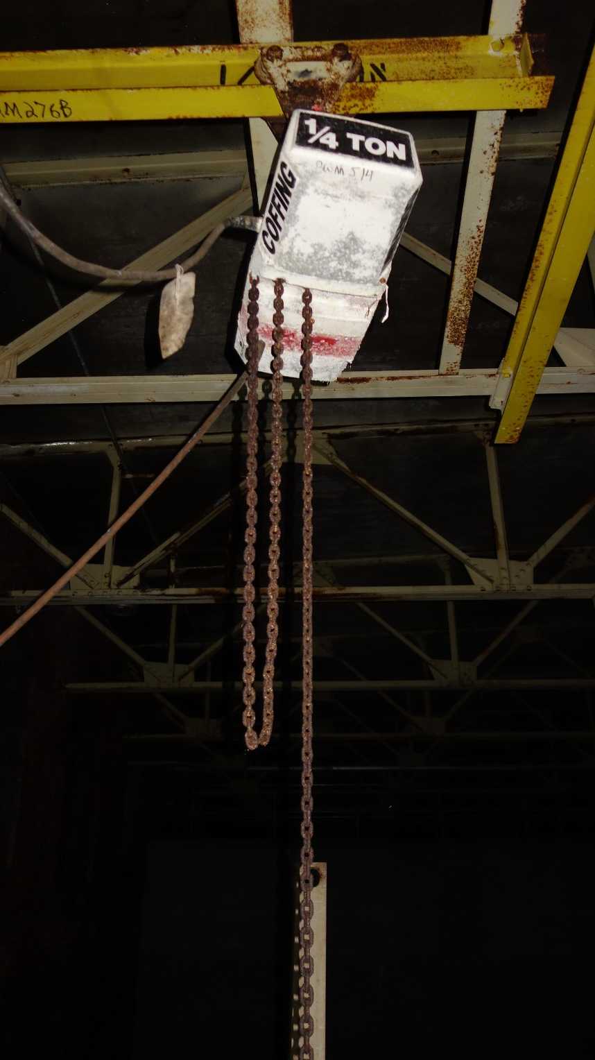 COFFING 1/4 TON ELECTRIC HOIST - LIFTING EQUIPMENT