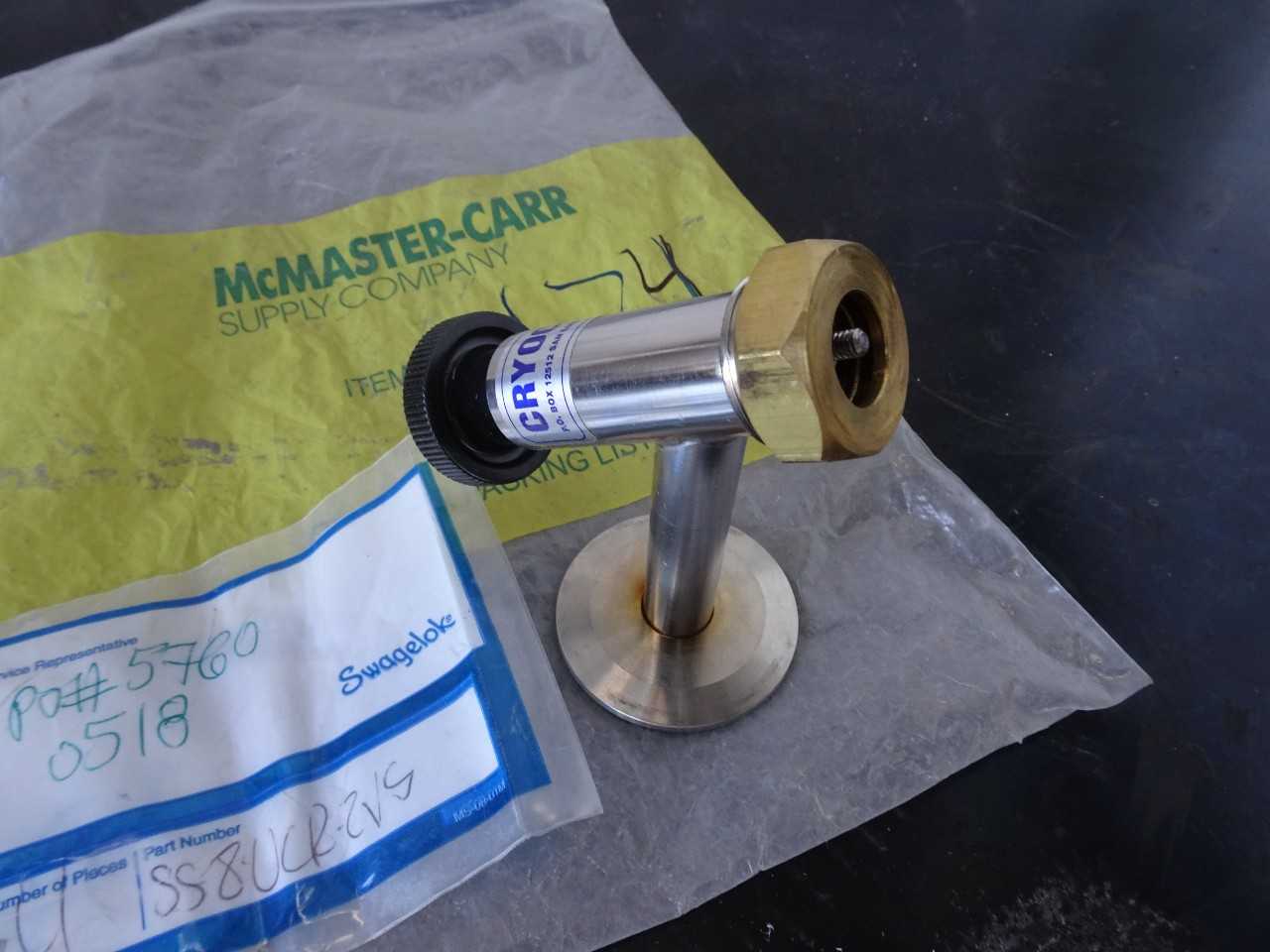 SWAGELOK Stainless Cryo sanitary valve - VALVES