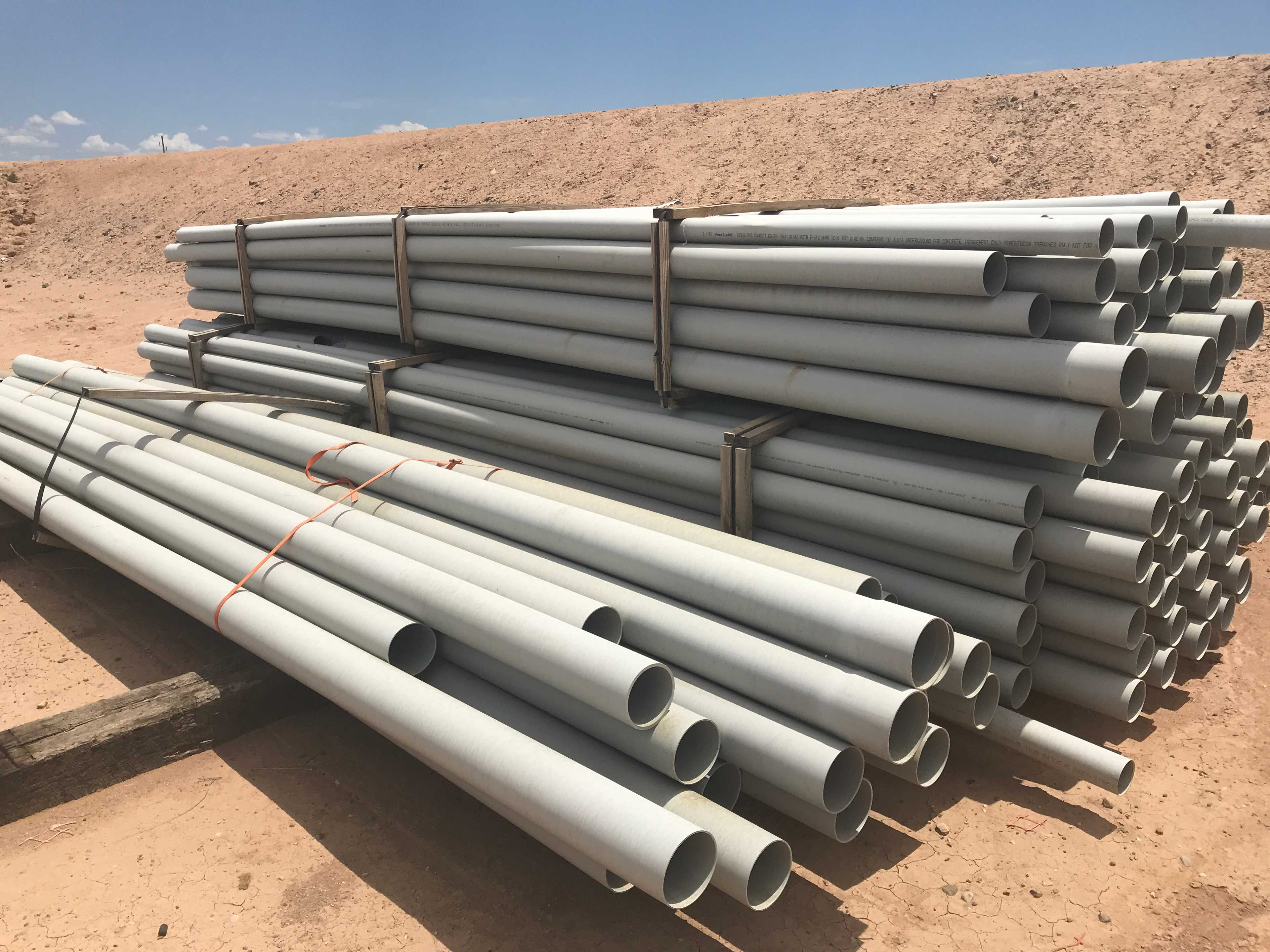 BULK LOT OF 3" & 4" PVC QTY 6,000 LF - PROCESS EQUIPMENT