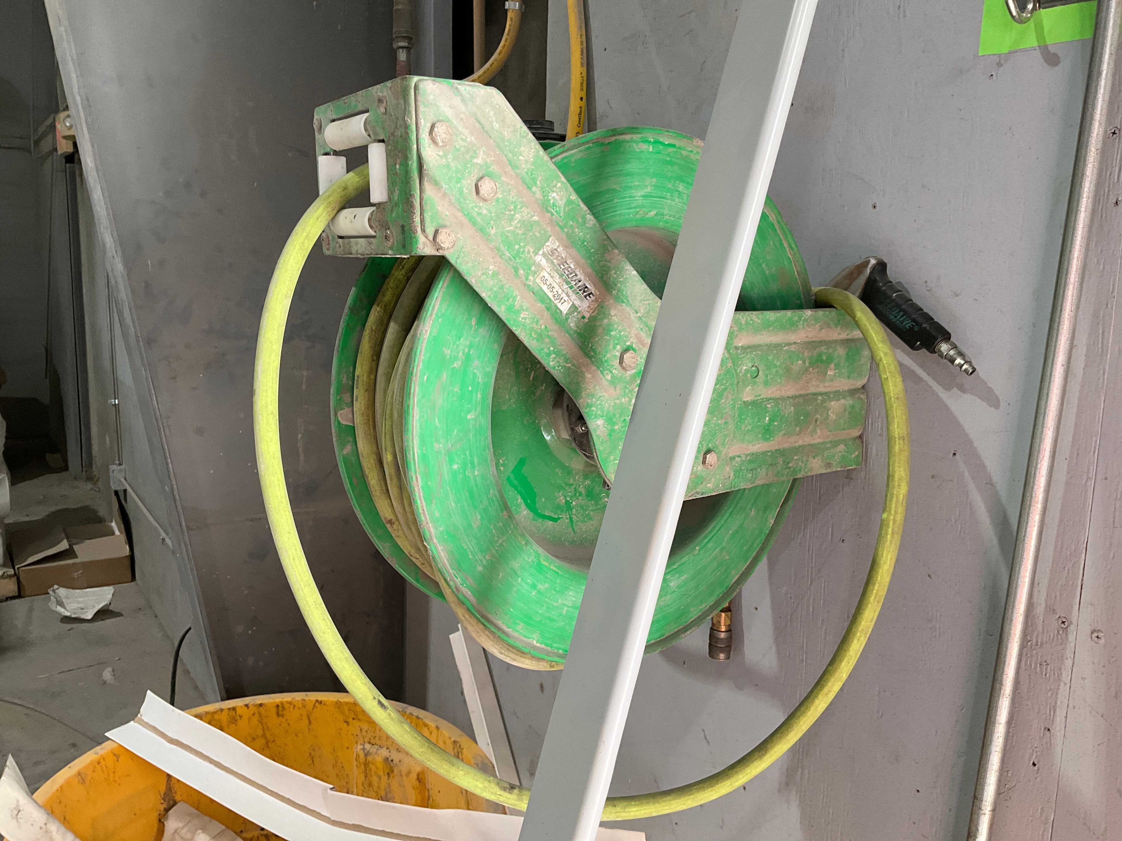 QTY 2- HOSE REELS - SHOP EQUIPMENT