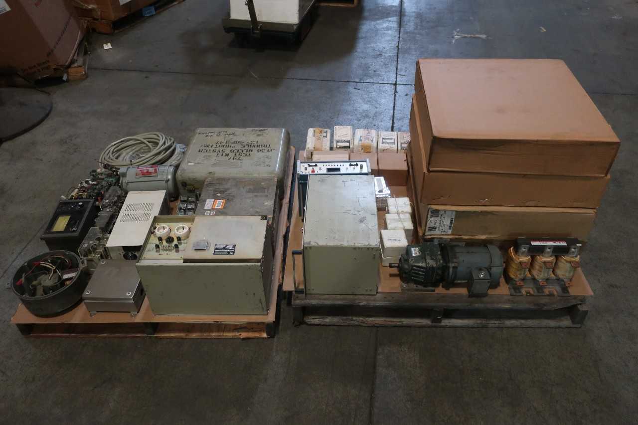2 PALLETS OF ASSORTED ELECTRICAL - ELECTRICAL COMPONENTS