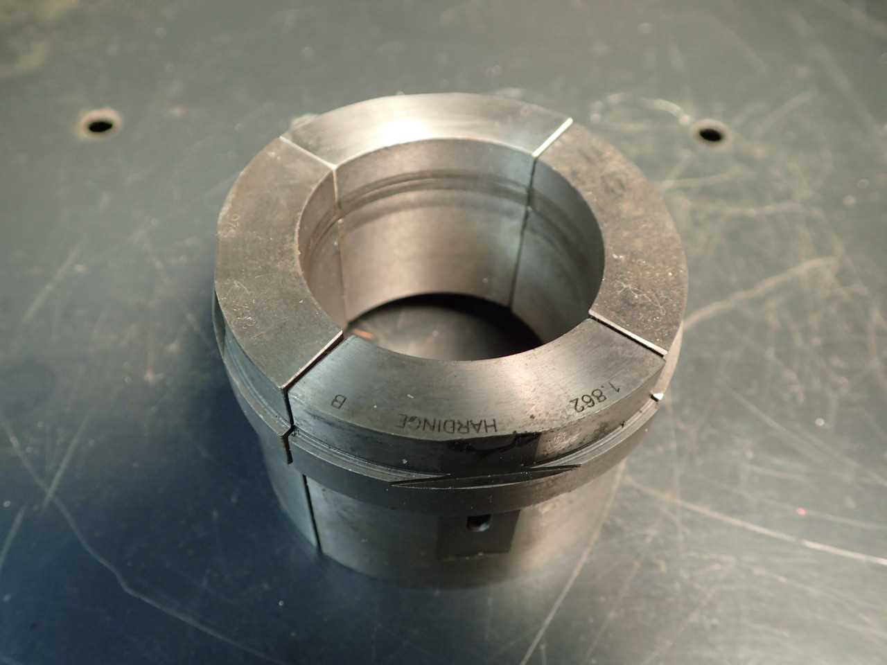 Hardinge S26 Collet Pad Set 1-7/8" Undersized Round 1.862" Used Good Condition - HOLEMAKING TOOLS