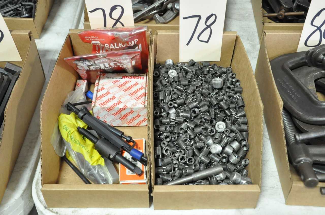Heli Coil Tools and Thread Inserts in 2 Boxes - ELECTRIC POWER TOOLS