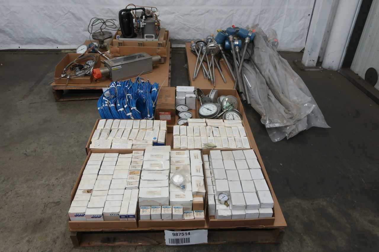 3 PALLETS OF ASSORTED INSTRUMENTATION - INSTRUMENTATION