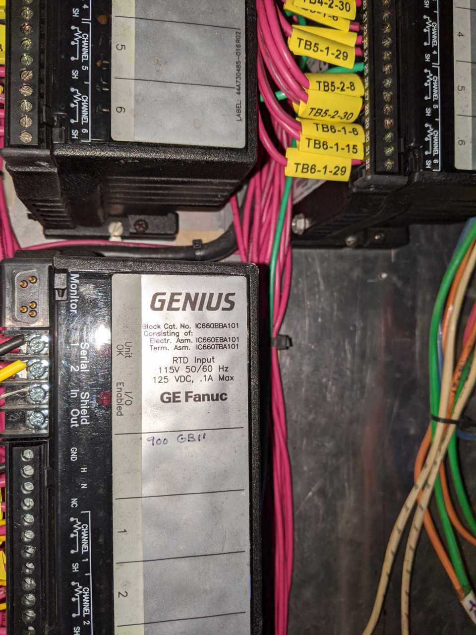 GE FANUC GENIUS MODULES IC660EBA101L W/ STAINLESS JUNCTION BOX - AUTOMATION & CONTROLS