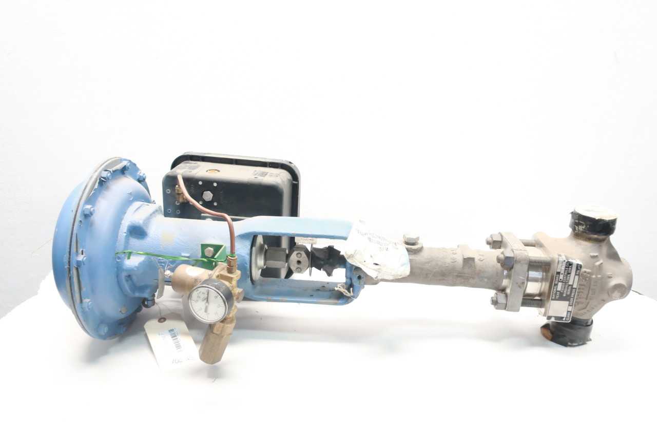 FISHER 3985 PNEUMATIC 667-EC 150 STAINLESS SOCKET WELD 4162R 1IN CONTROL VALVE - CONTROL VALVE