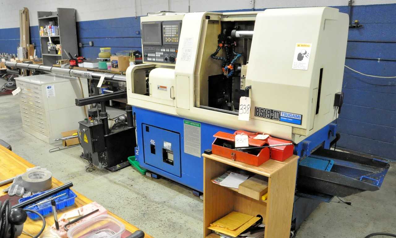 Tsugami Model BS19 III CNC Swiss Lathe 2001 - CNC LATHES