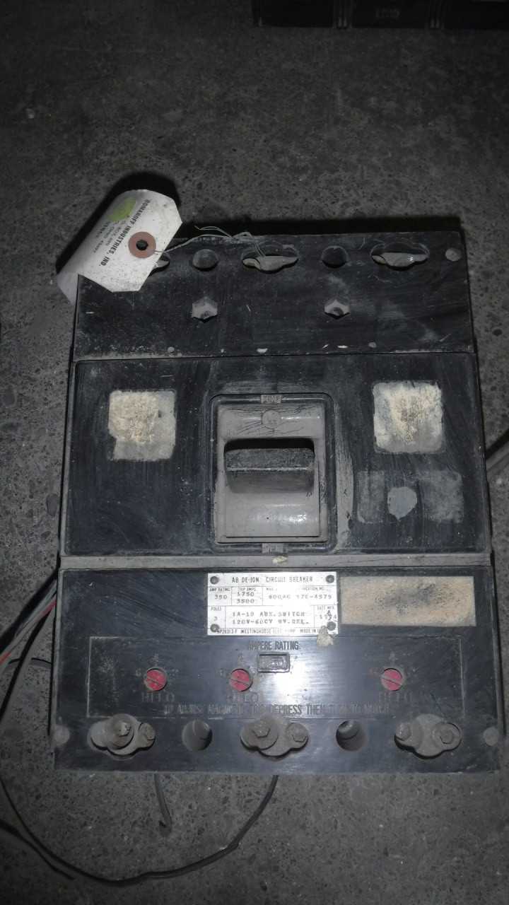 350 Amp Westinghouse Circuit Breaker - CIRCUIT BREAKERS