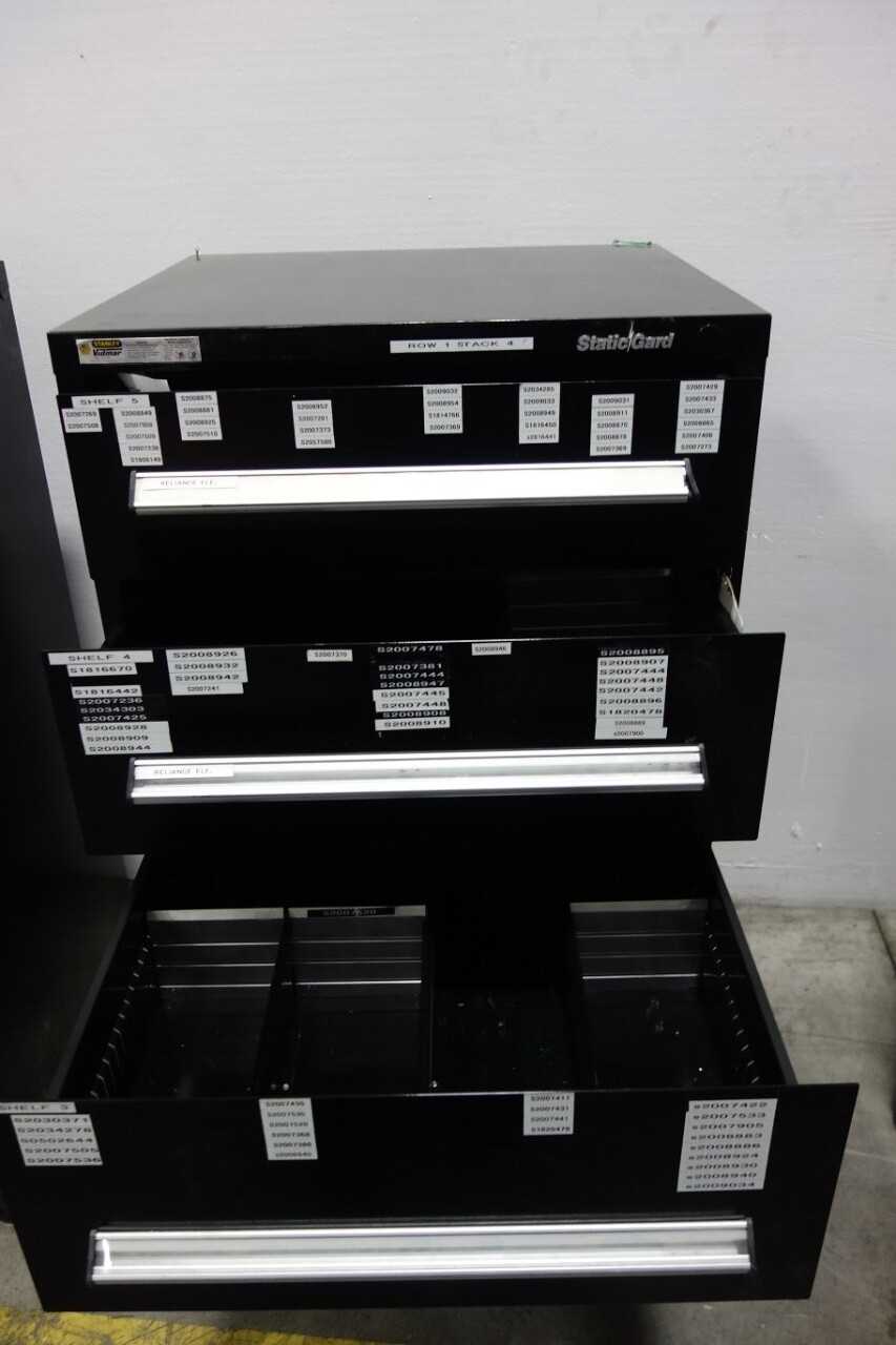 STANLEY VIDMAR STATICGARD 5 DRAWER CABINET - TOOL STORAGE