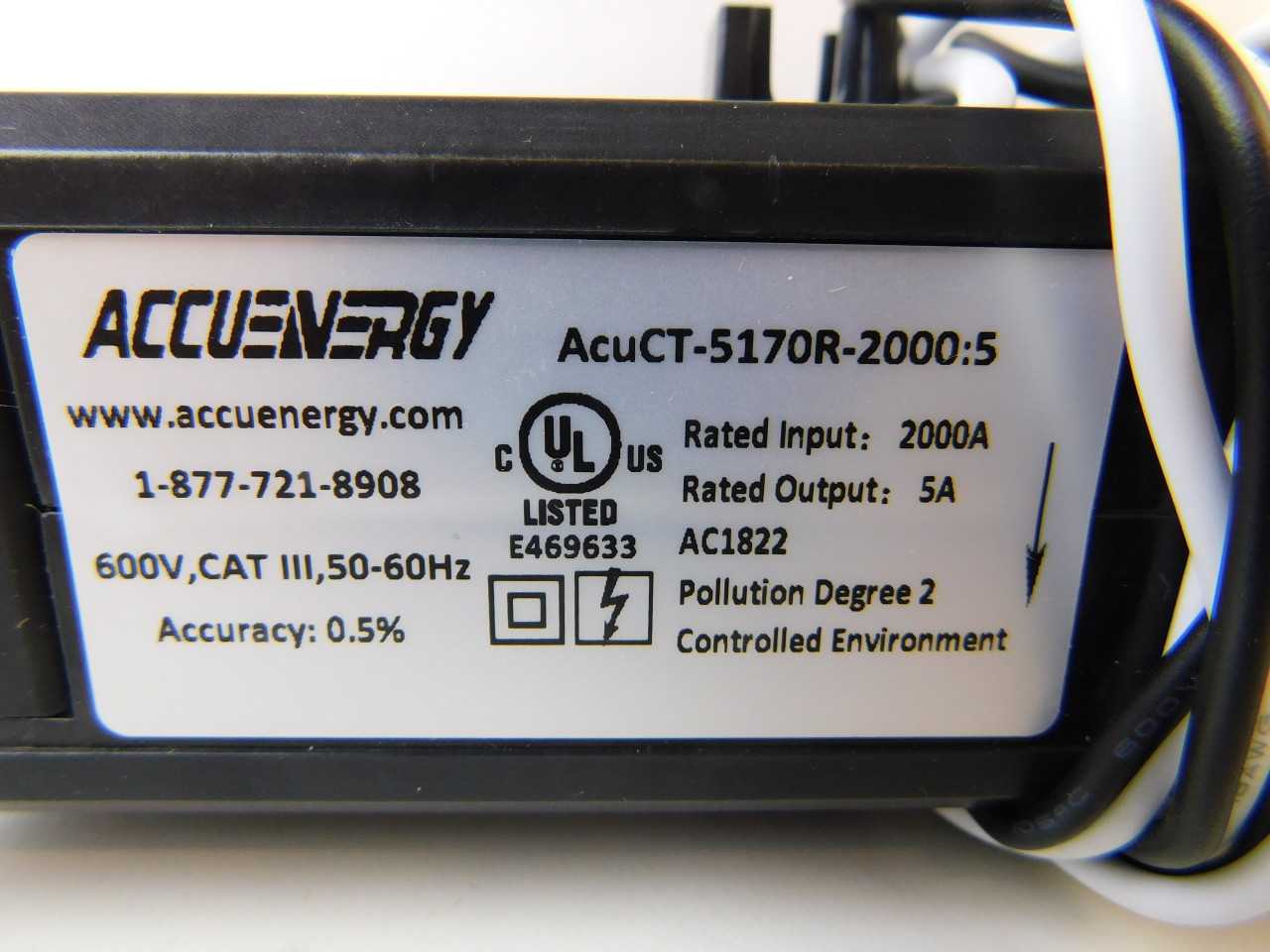 Quantity of 3x AcuCT-5170R-2000/5 Transformers - CONTROL TRANSFORMERS