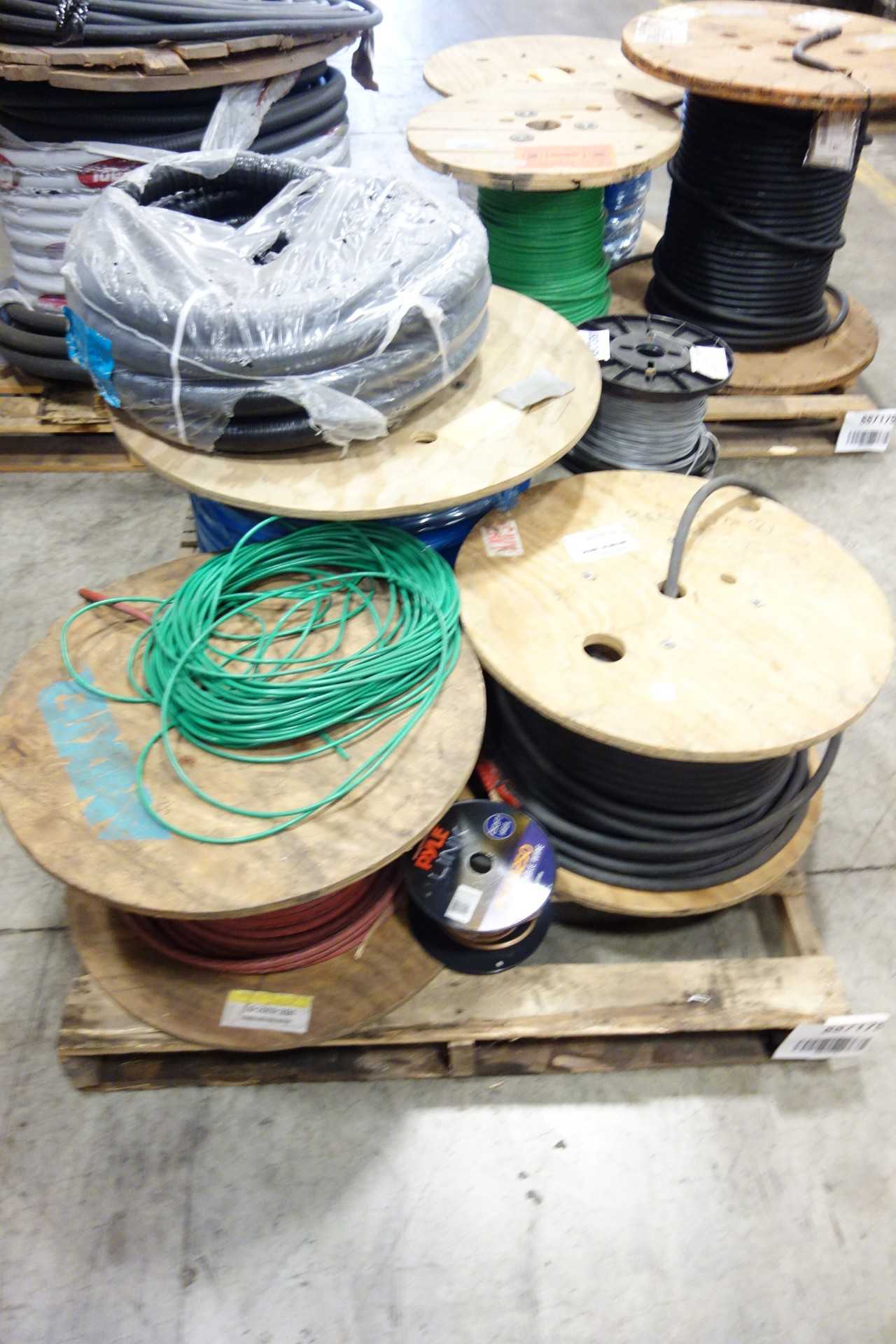 3 PALLETS OF ASSORTED WIRE - ELECTRICAL COMPONENTS