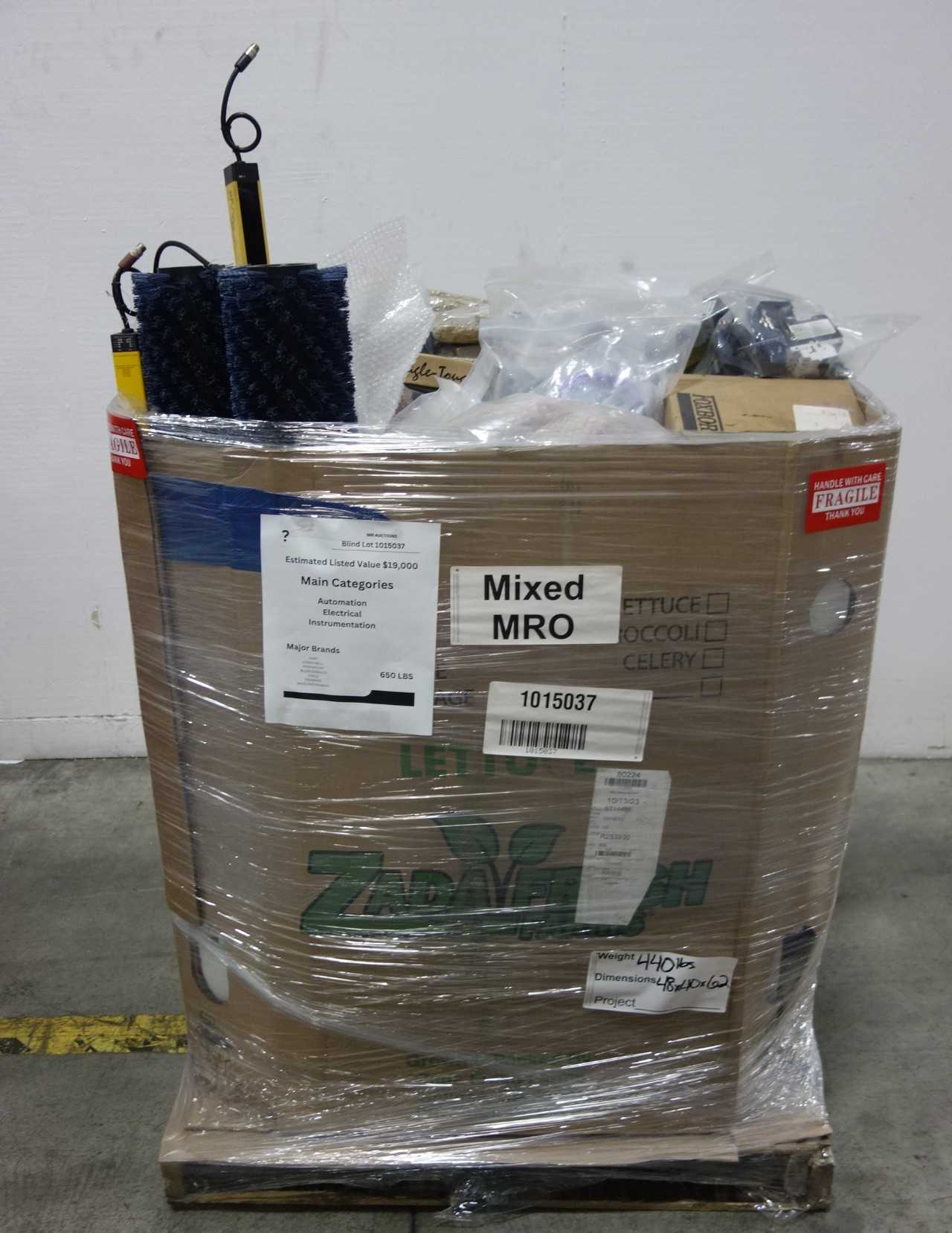 BLIND LOT OF MIXED MRO - INDUSTRIAL PARTS