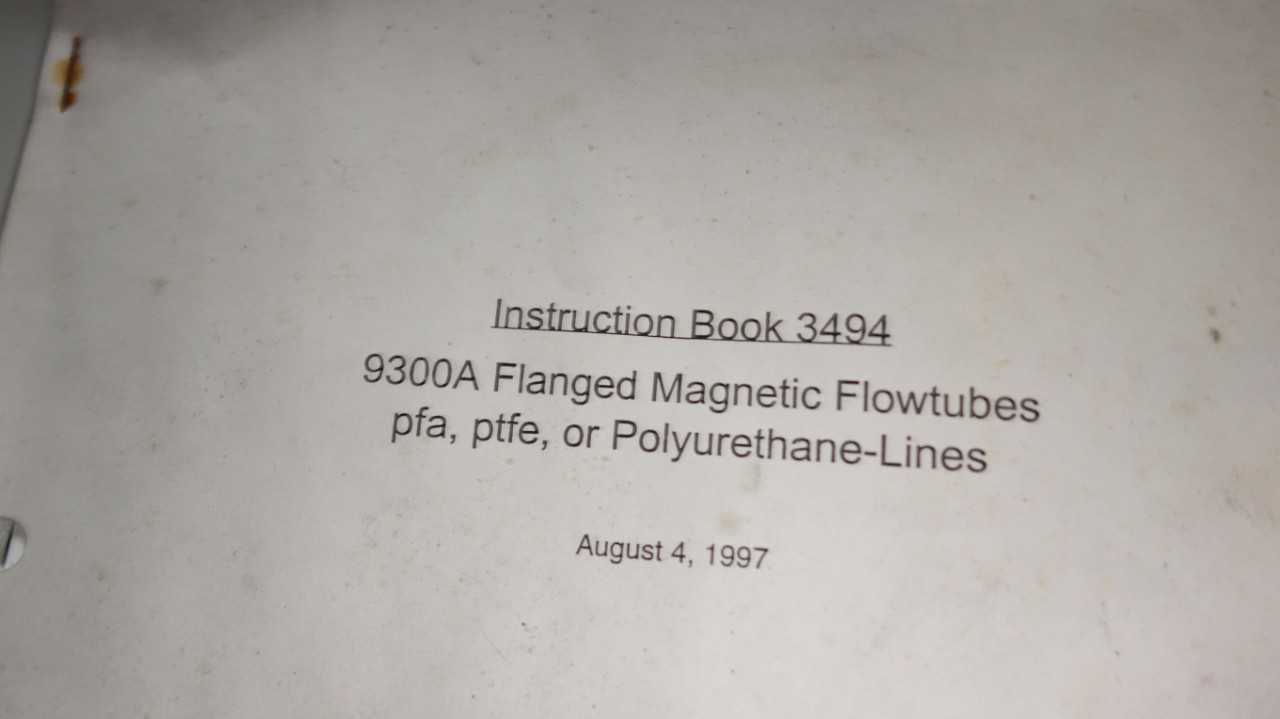 FOXBORO 9302A SIBA-TPJ-GM Flanged  MAGNETIC FLOWTUBE - ELECTRIC POWER TOOLS