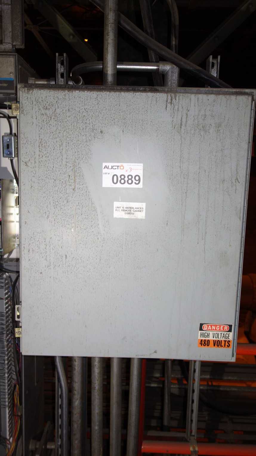LOT OF 3 ASSORTED ELECTRICAL PANEL, 1X SQUARE D SY/MAX CONTROL PANEL, 2X ALLEN BRADKEY 505-AOD REVERSING COMBINATION STARTER DISCONNECT - ELECTRICAL COMPONENTS
