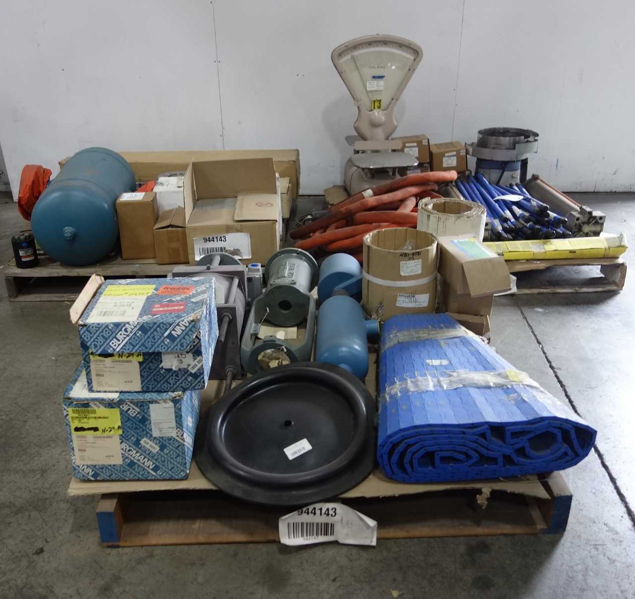 3 PALLETS OF ASSORTED MRO - INDUSTRIAL PARTS