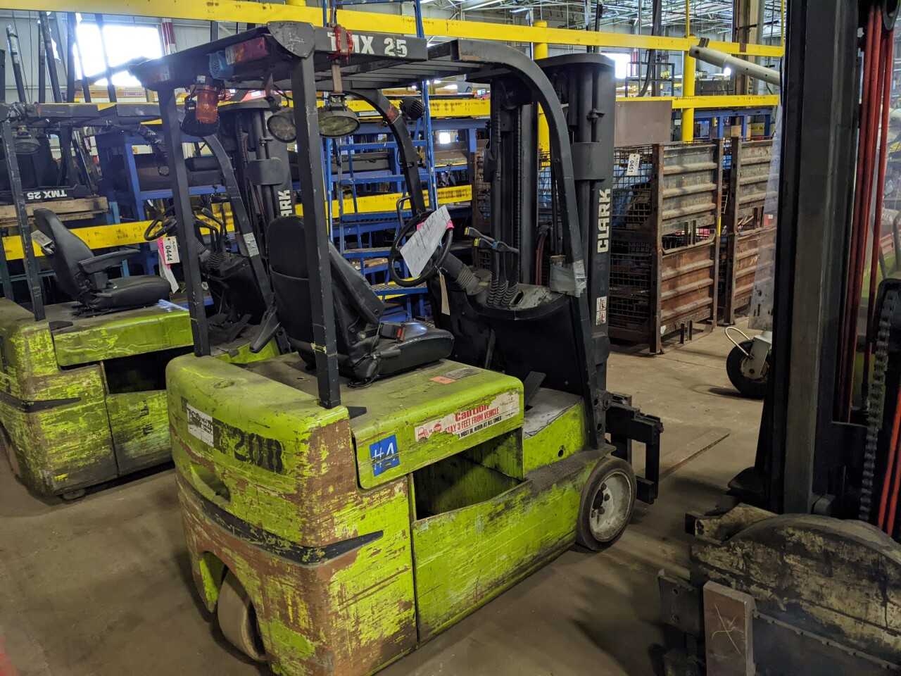 CLARK TMX250 5,000-LB. CAPACITY, ELECTRIC FORKLIFT - FORKLIFTS