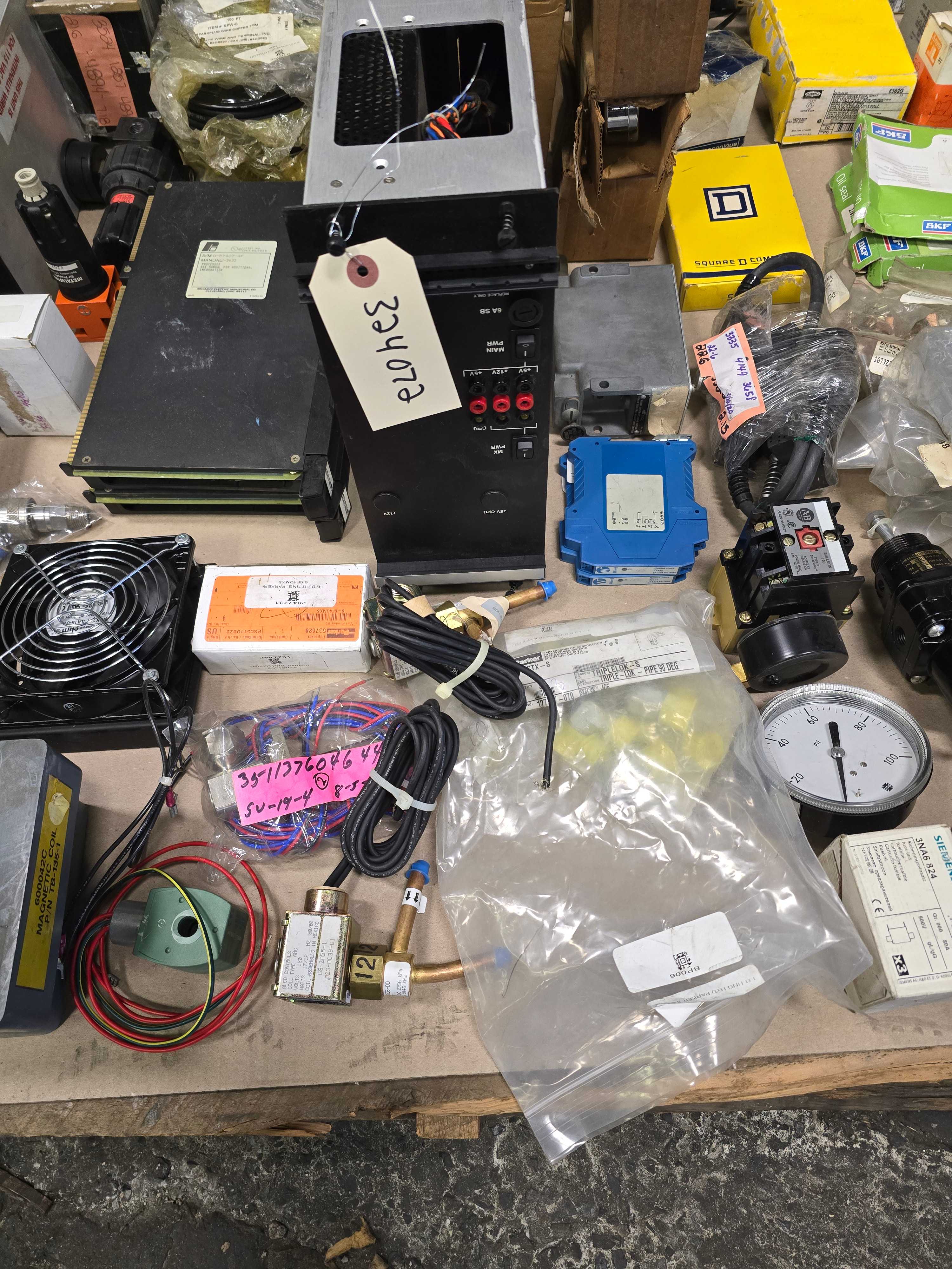 LOT OF ASSORTED ELECTRICAL & INDUSTRIAL - INDUSTRIAL PARTS LOT OF ASSORTED ELECTRICAL & INDUSTRIAL - INDUSTRIAL PARTS