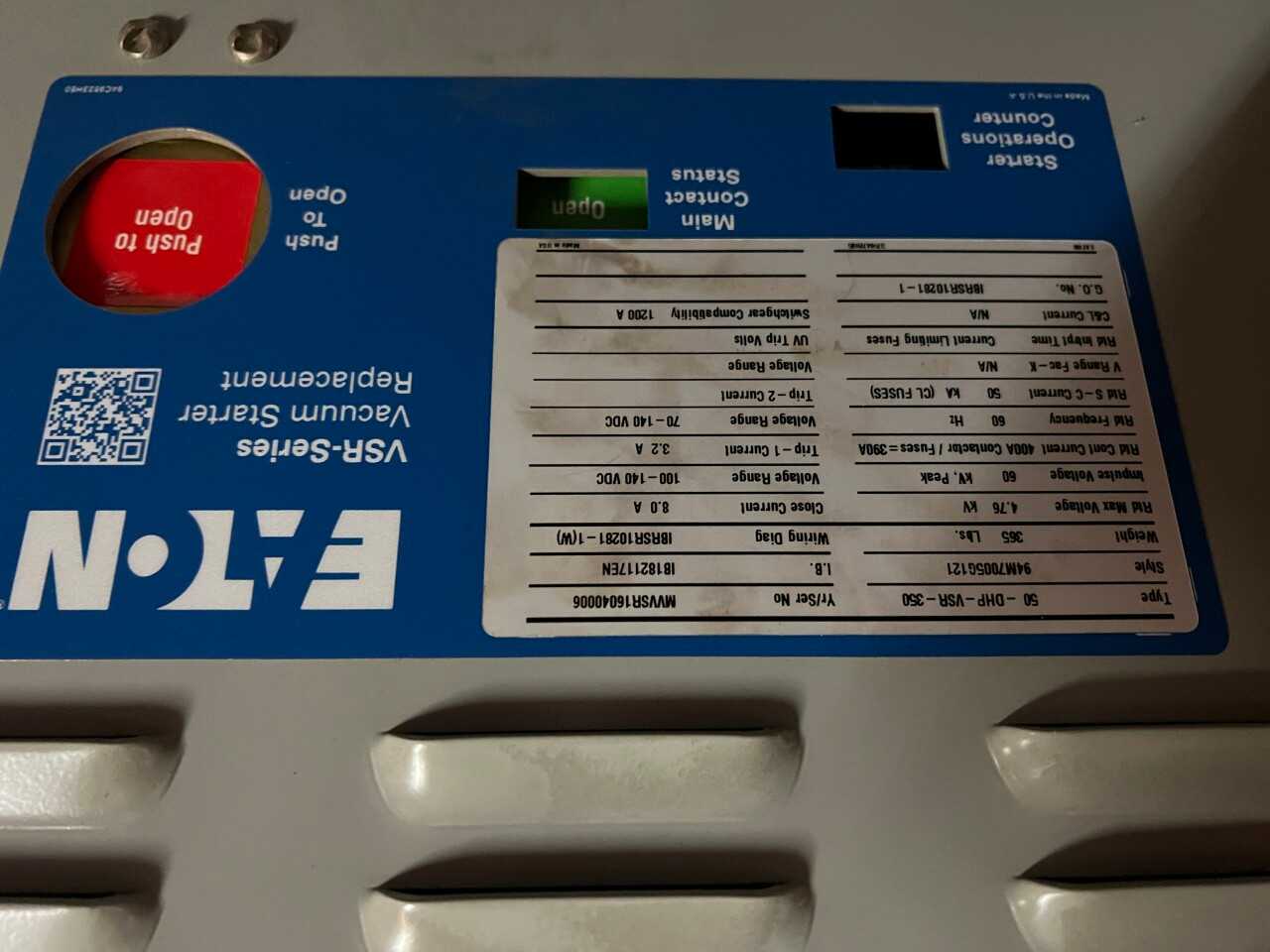 4x Eaton VR/VSR vacuum breakers - CIRCUIT BREAKERS