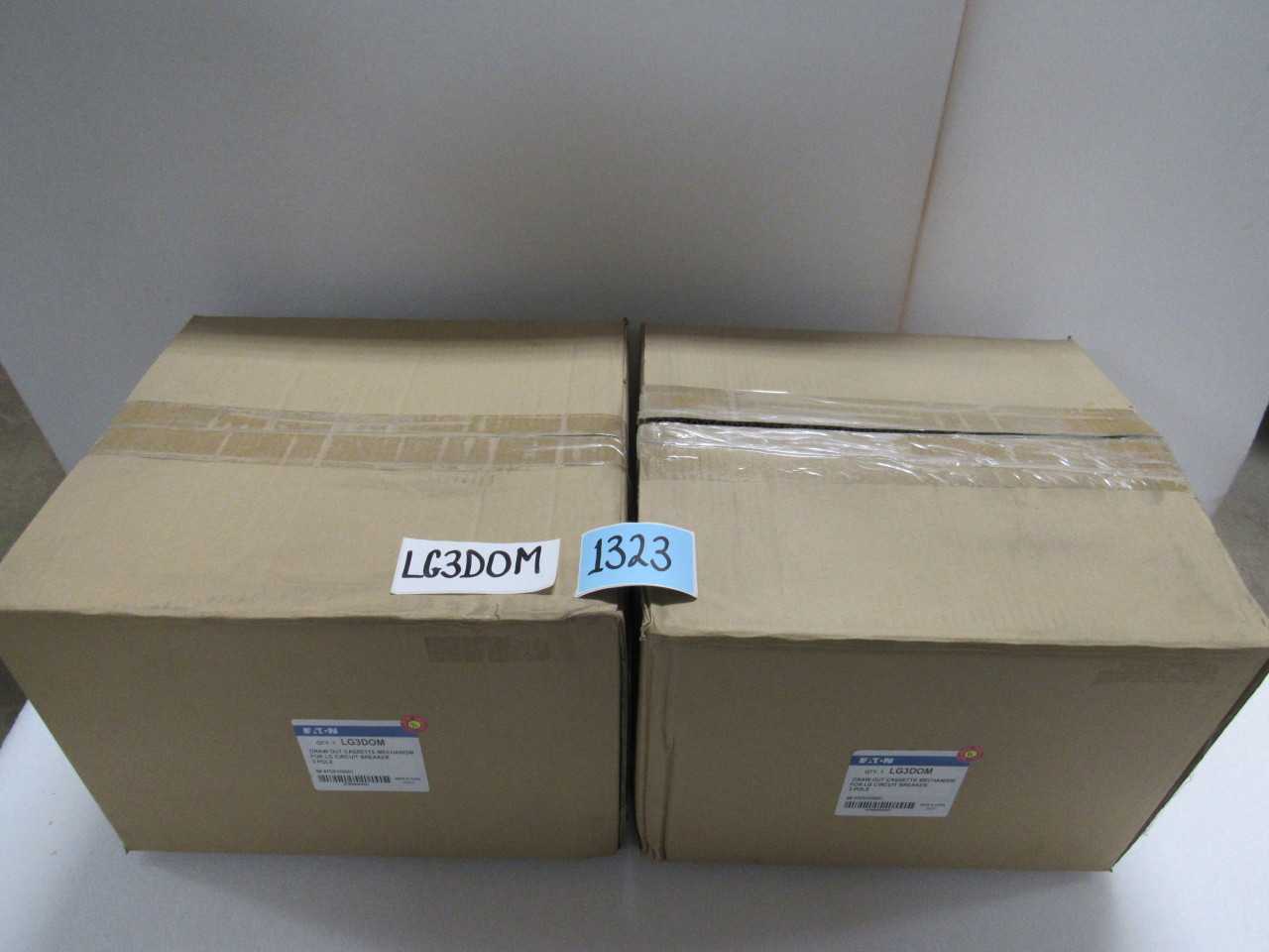 LOT OF 2 EATON DRAWOUT CASSETTE MECH FOR LG CIRCUIT BREAKER - MISCELLANEOUS