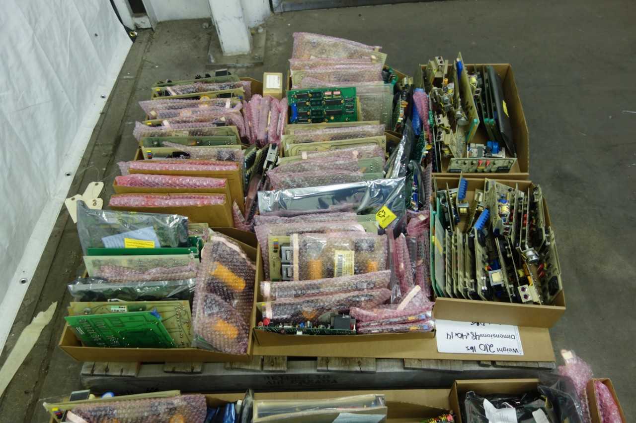 2 PALLETS OF ASSORTED PCB CIRCUIT BOARDS - AUTOMATION & CONTROLS