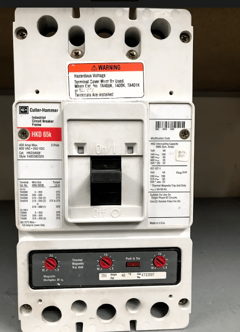 Cutler Hammer Breaker - CIRCUIT BREAKERS