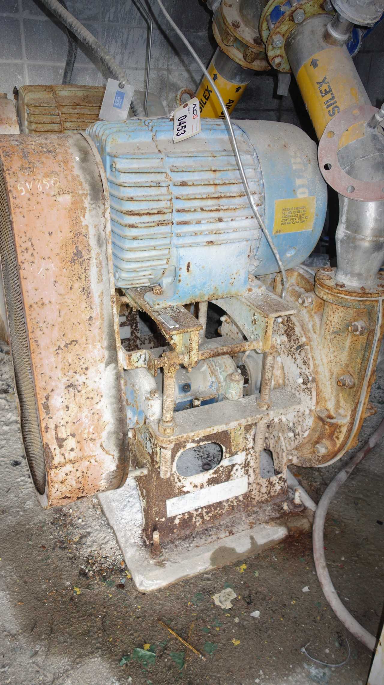 LOT OF 2 GALIGHER 50HP 460V-AC SLURRY PUMPS - ELECTRIC MOTORS