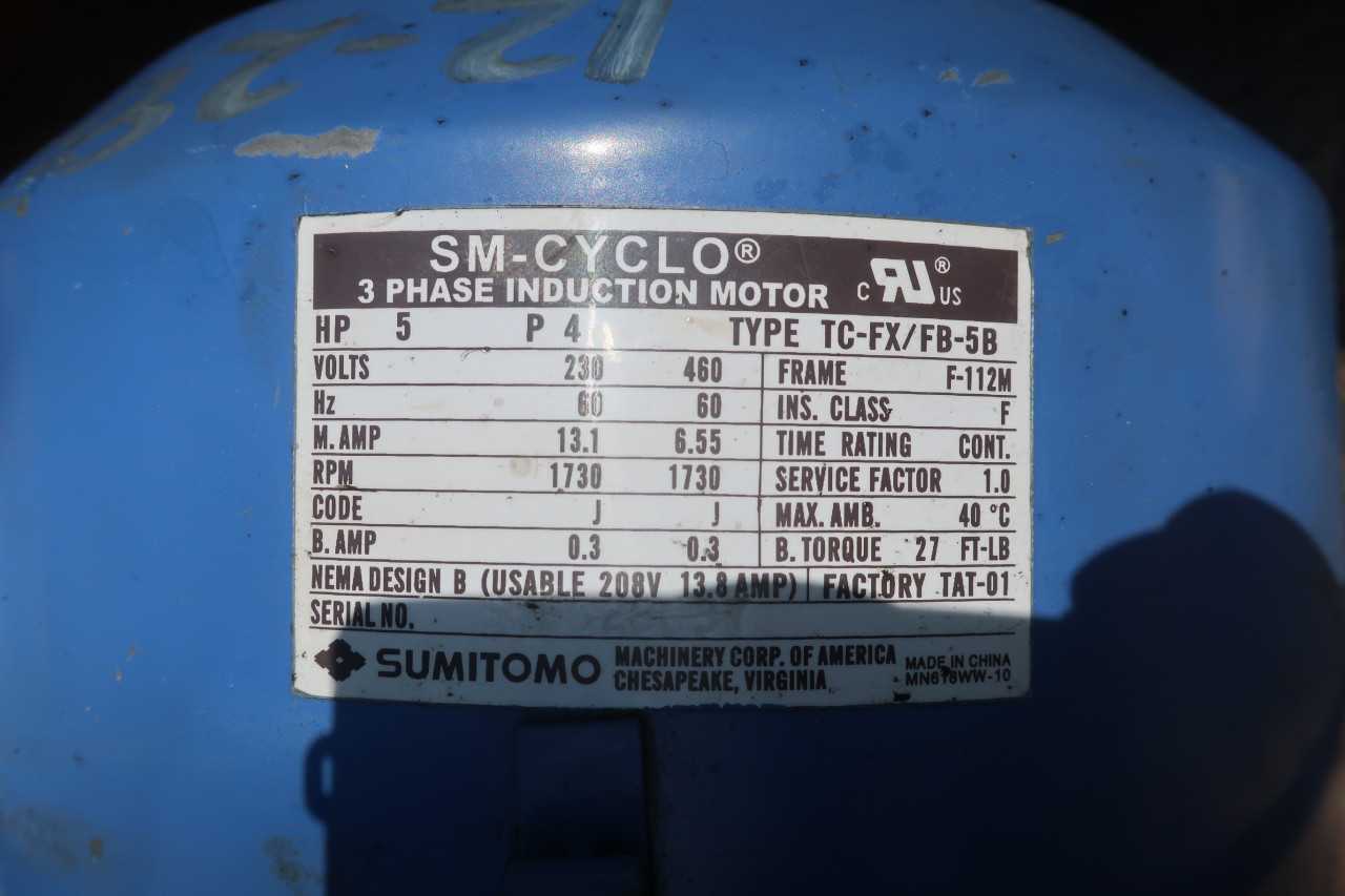 SUMITOMO LHYMS5-3C145MC-Y3-B-39 GEAR REDUCER - GEAR REDUCERS