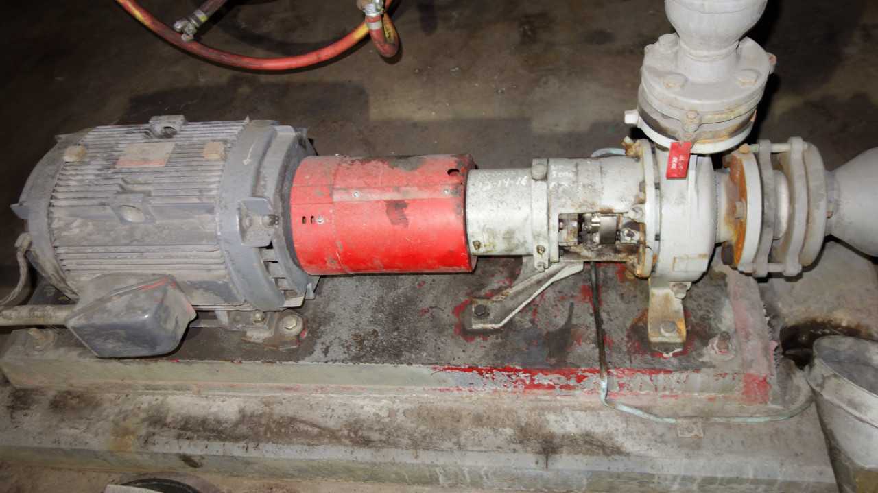 LOT OF 2 WORTHINGTON D1011 3X2X6 PUMP 20HP MOTOR - ELECTRIC MOTORS