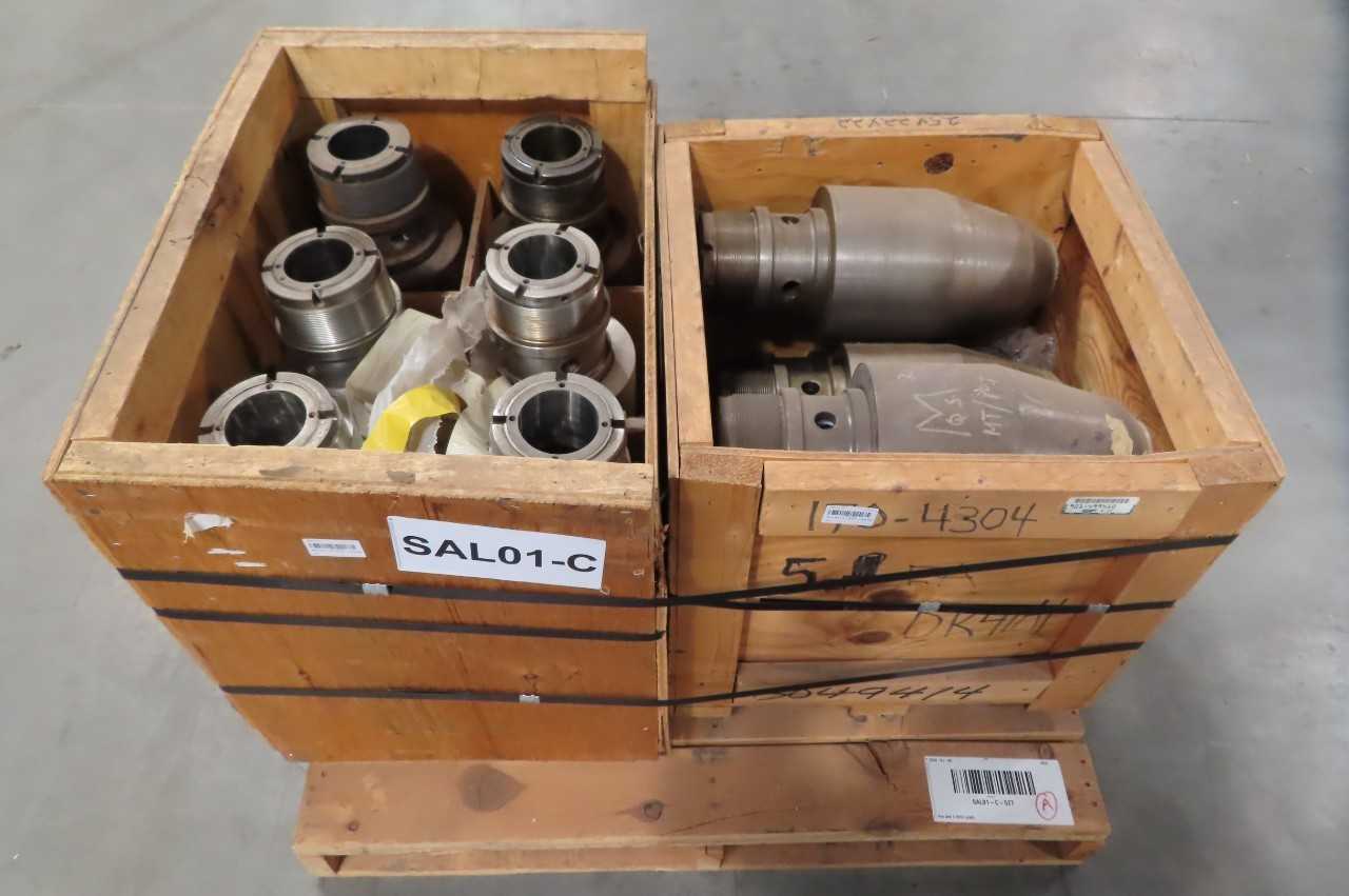 LOT OF 11 142X153ED-1 STEEL AUXILIARY TURBINE BUSHINGS - MACHINING ACCESSORIES & TOOLING LOT OF 11 142X153ED-1 STEEL AUXILIARY TURBINE BUSHINGS - MACHINING ACCESSORIES & TOOLING
