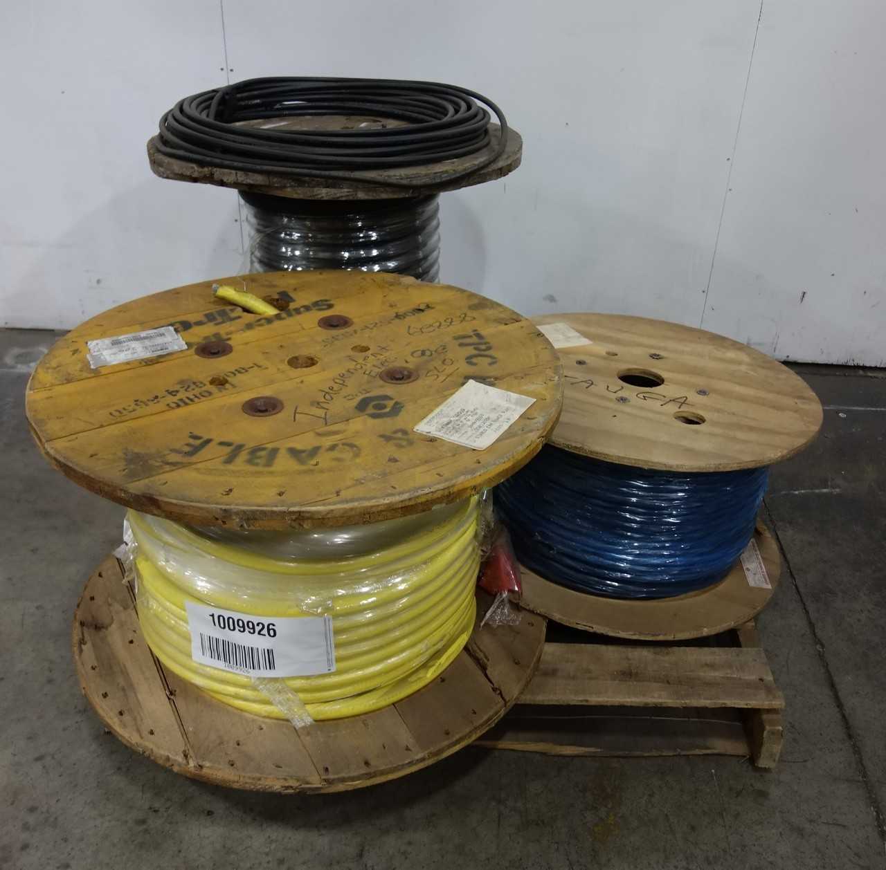 LOT OF ASSORTED ELECTRICAL WIRE - ELECTRICAL COMPONENTS