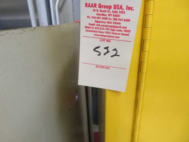 Justrite Flammable Cabinet - MISCELLANEOUS