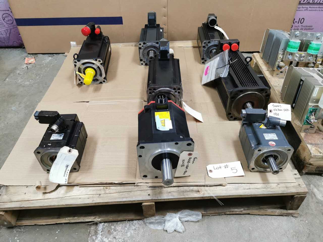 Pallet of New & Refurbished Servo Motors - SERVO