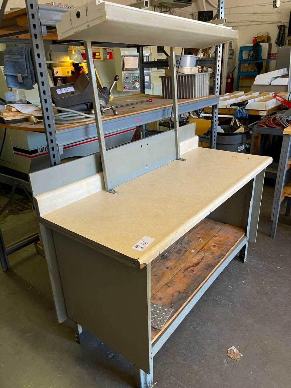 Workbench w/ Overhead lighting - PLANT & FACILITY