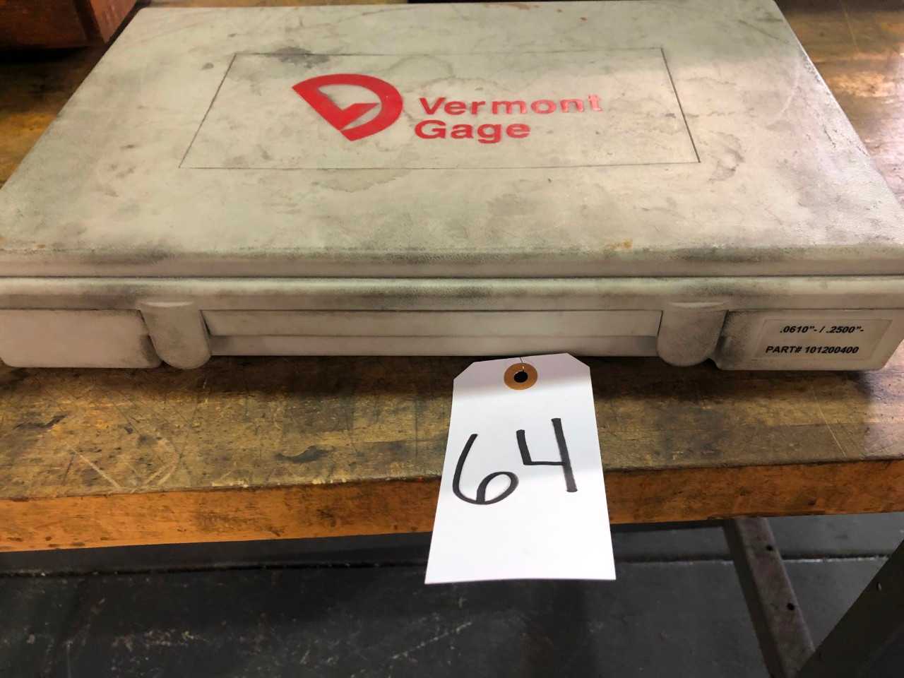Vermont Pin Gage Set - PROCESS EQUIPMENT