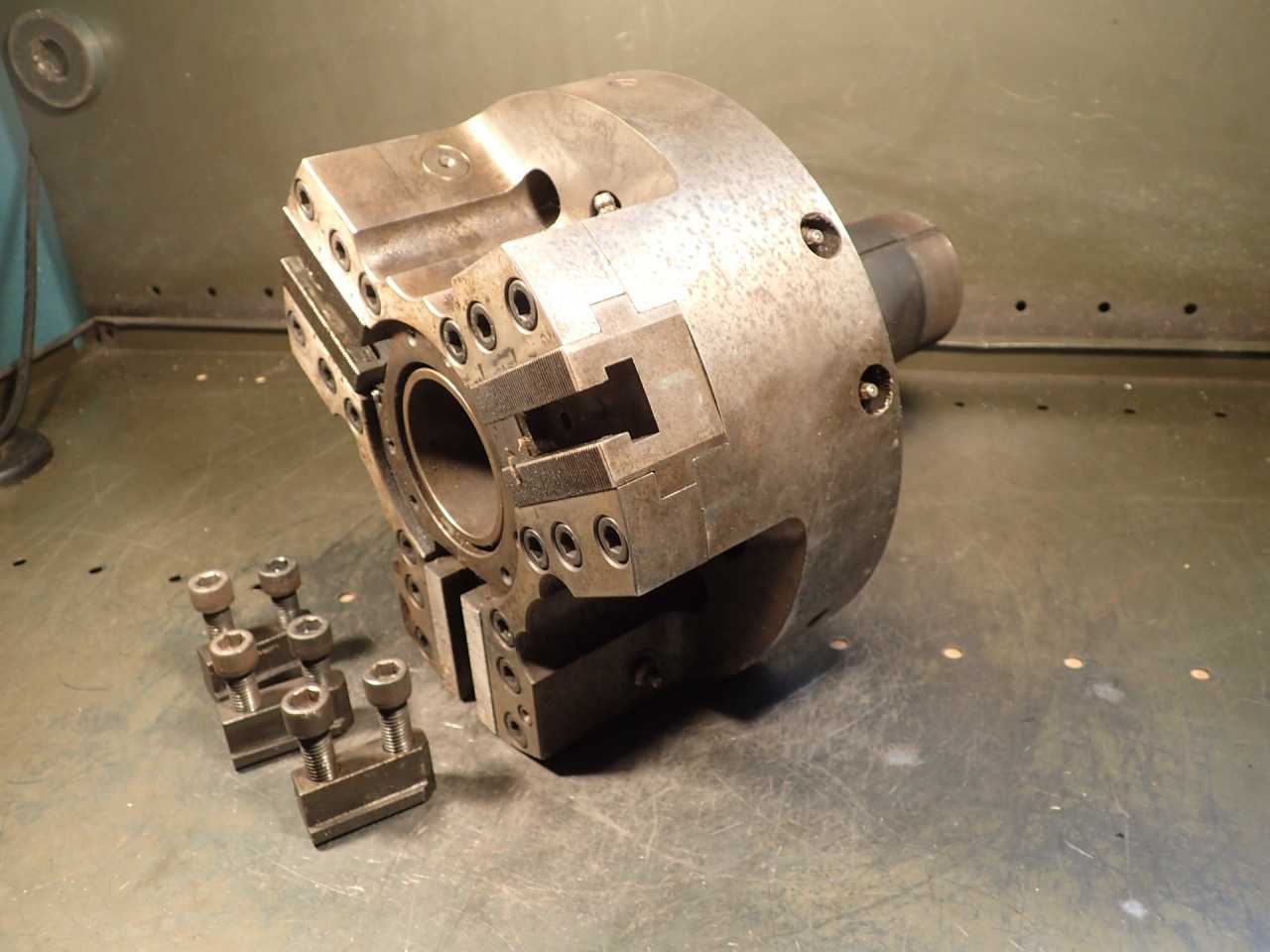 Hardinge Sure-Grip HM-310-8 10" CNC Power Lathe Chuck 2-1/2" Thru Hole A2-8 Back - HOLEMAKING TOOLS