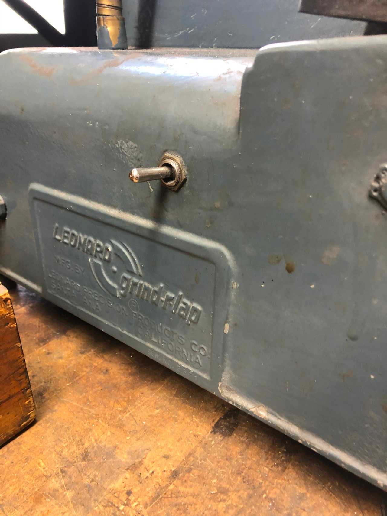Leonard Grind-R-Lap Diamond Wheel Sharpener for Carbide - MACHINING ACCESSORIES & TOOLING