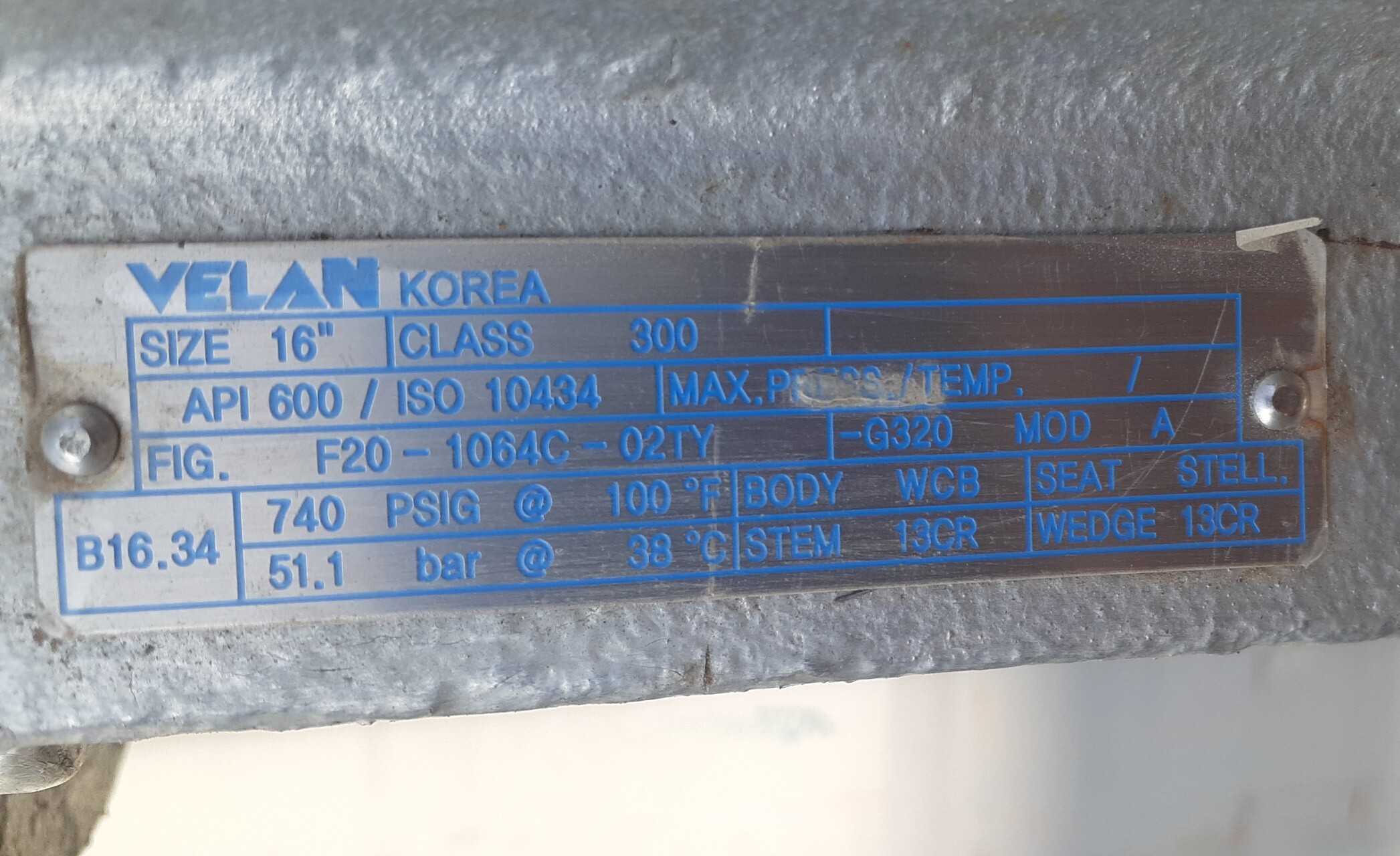 Velan WCB Check Valves - CHECK VALVE