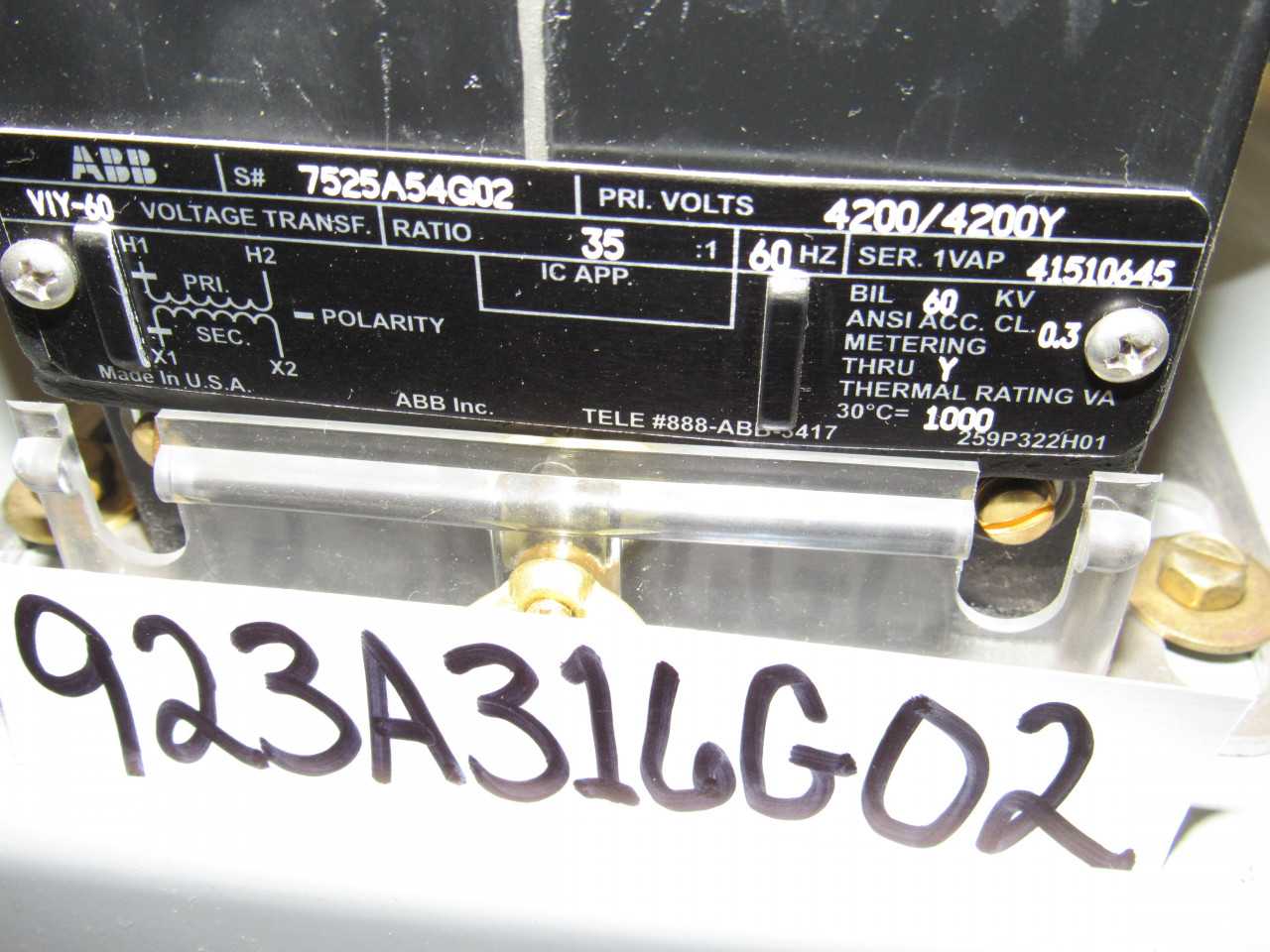 ABB Potential Transformers - AUTOMATION & CONTROLS