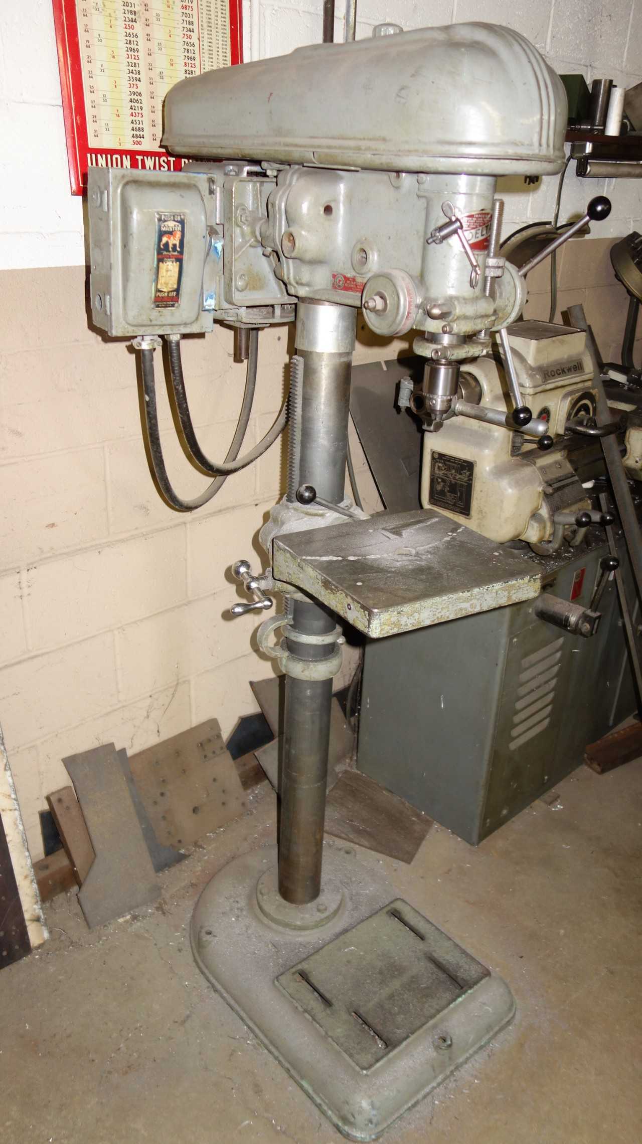 DELTA ROCKWELL 15IN DRILL PRESS - UPRIGHT DRILL PRESSES
