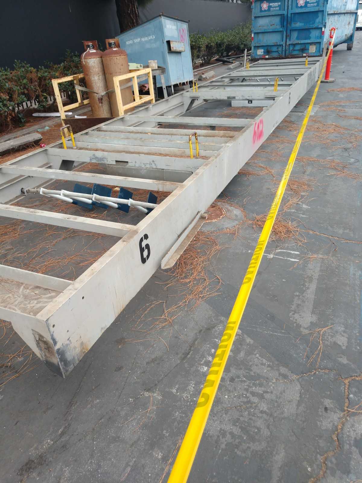 Long Aluminum Parts Cart on Wheels - MISCELLANEOUS